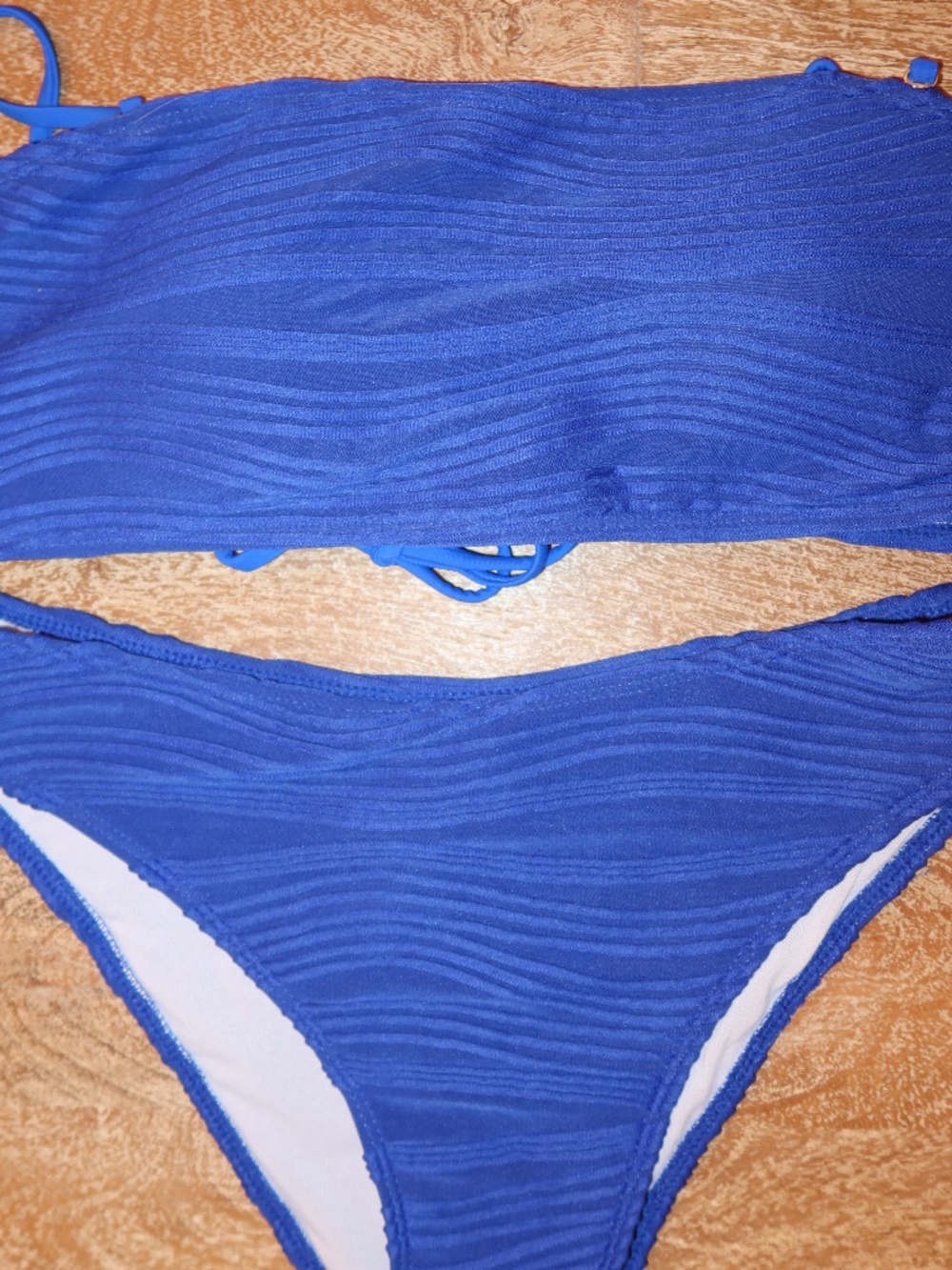 Womens Royal Blue Bikini Size M
